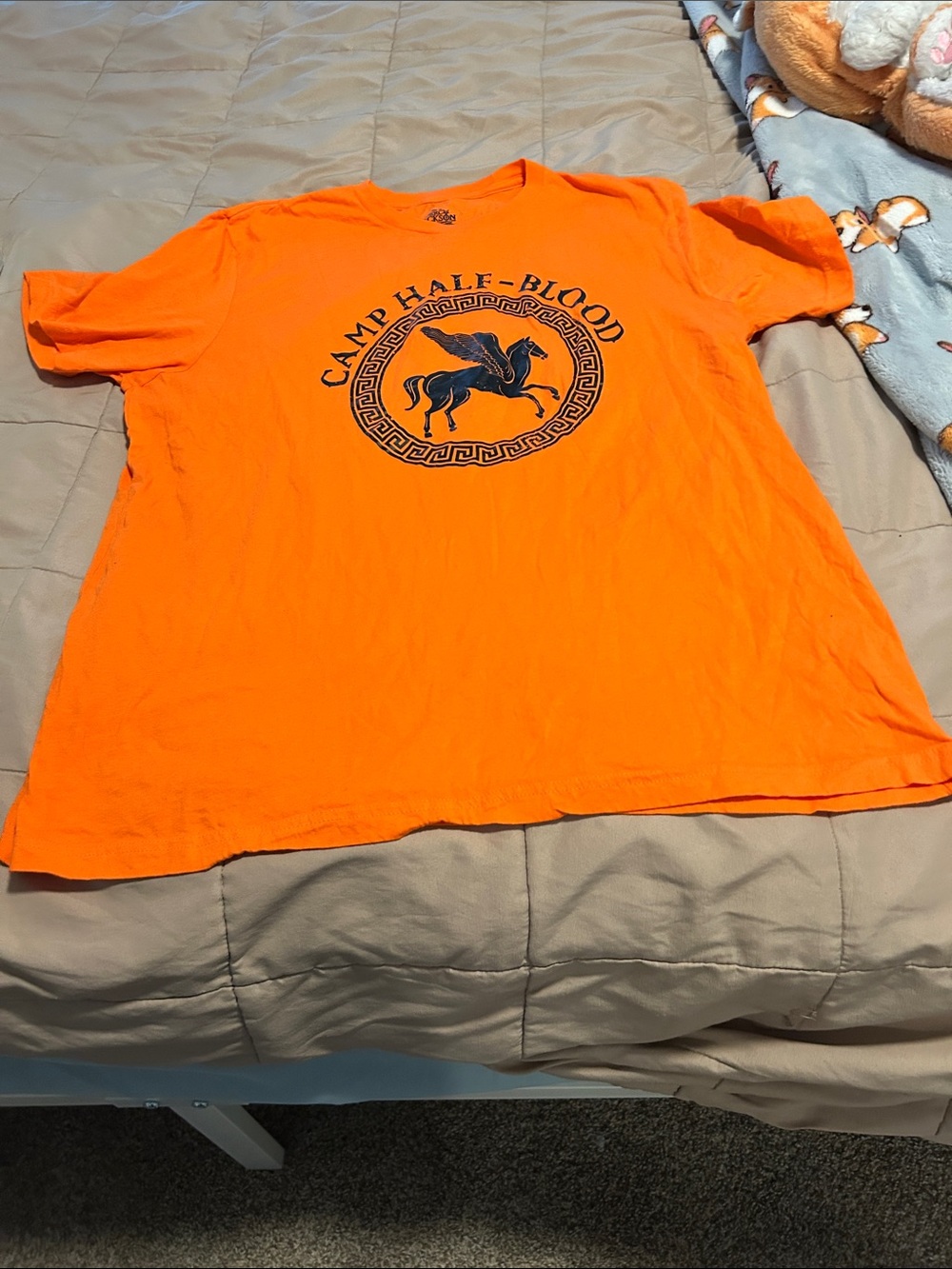 Disney Orange Camp Half-Blood Graphic Short Sleeve Tee